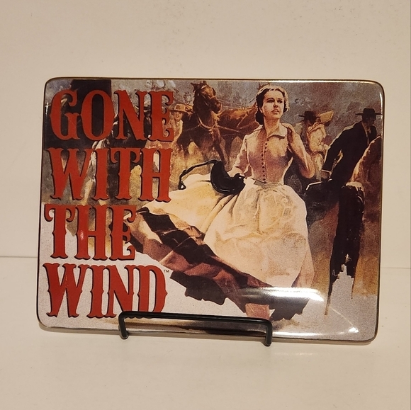 The Bradford Exchange Other - Set of 2 Gone with the Wind Rectangle Plates “The Courage” and “The Pass…